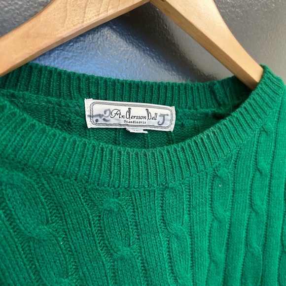 Andersson Bell XL RARE- vintage cable knit acr sweater in excellent vintage cond - Picture 4 of 13